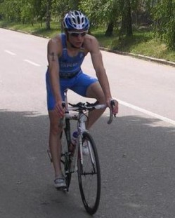 Ognjen Stojanović van konkurencije na 17. Pančevačkom triatlonu