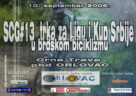 10.09 MTB Liga i Kup SCG - Propozicije