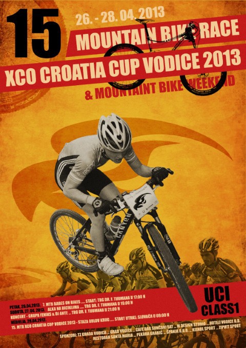 Erić i Kasapović na postolju u Vodicama na C1 MTB trci