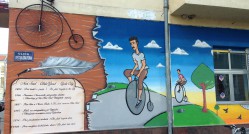 Novi Sad dobio mural posvećen biciklistima