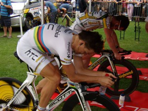Bert Grabsch i Mark Cavendish