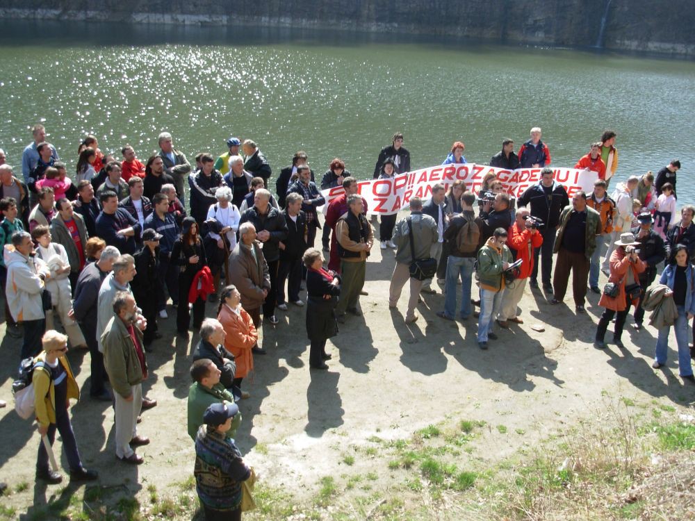 protest u starim ledincima-fruška gora
