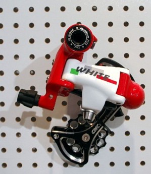 Microshift White Red Edition  10 speed
