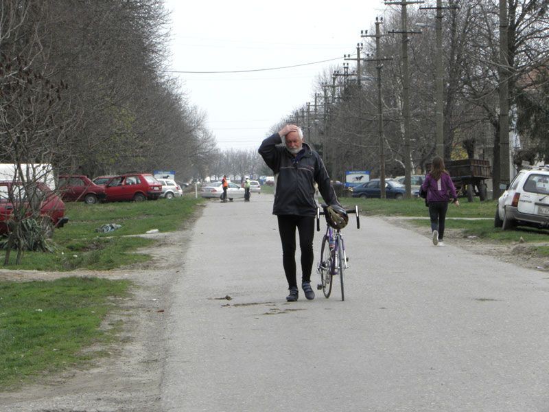 Lone biker
