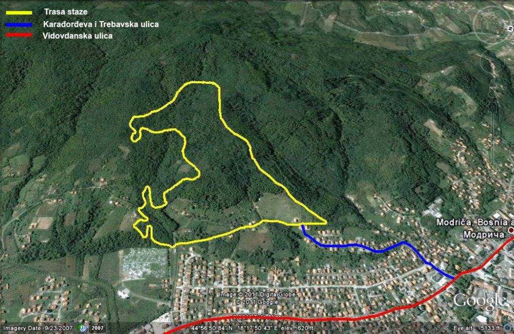 Mapa staze