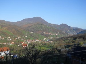 Pogled sa terase našeg apartmana