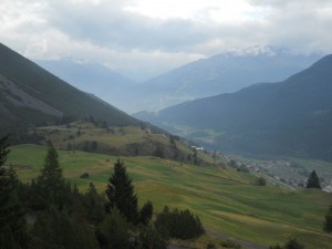 Pogled nazad na dolinu